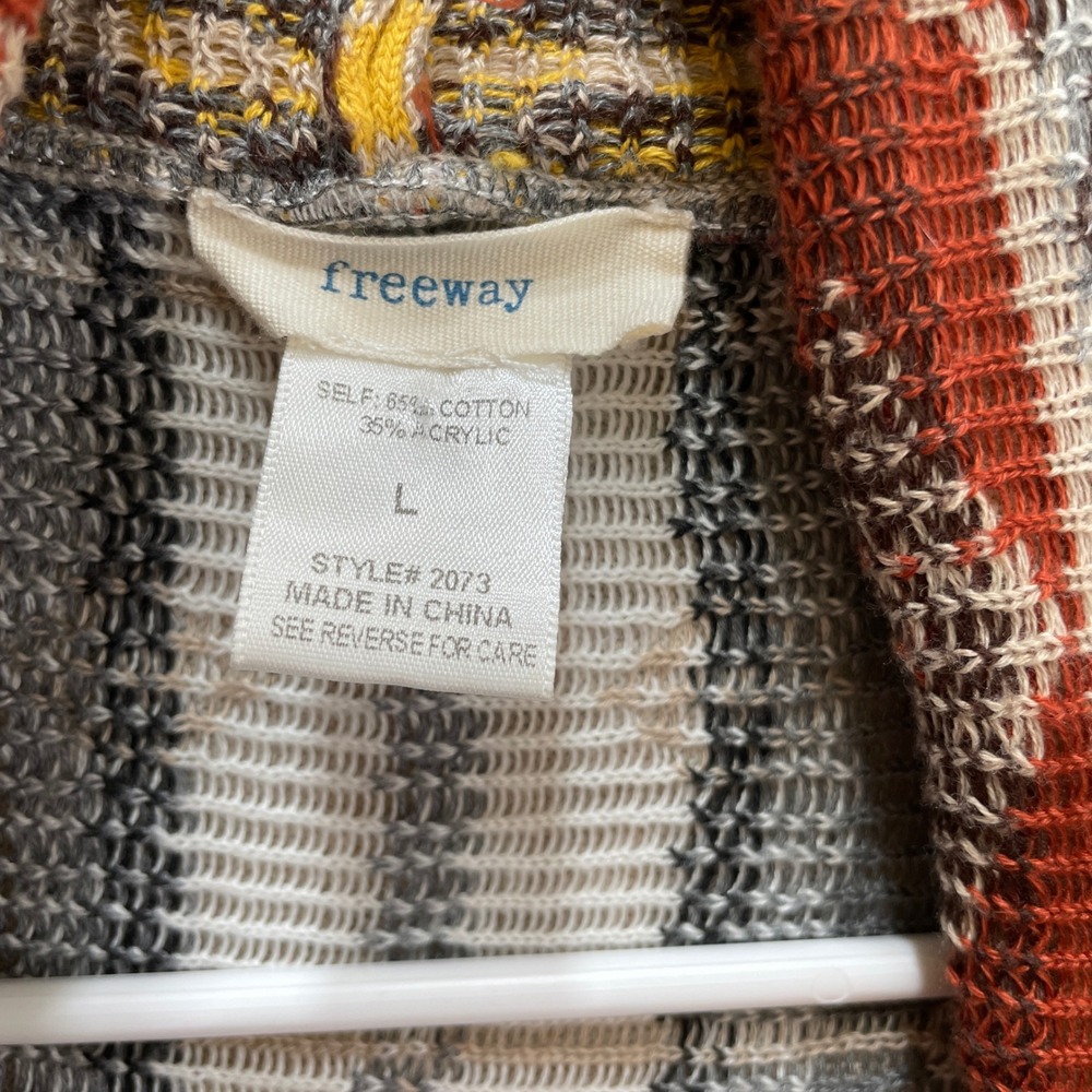 ANTHROPOLOGIE FREEWAY AZTEC PRINT OPEN FRONT SWEATER - Picture 7 of 7